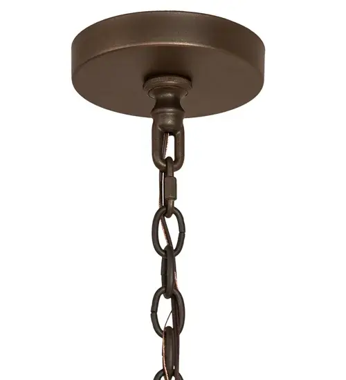 60" Wide Barrel Stave Winter Maple 12 Light Two Tier Chandelier - Image 10