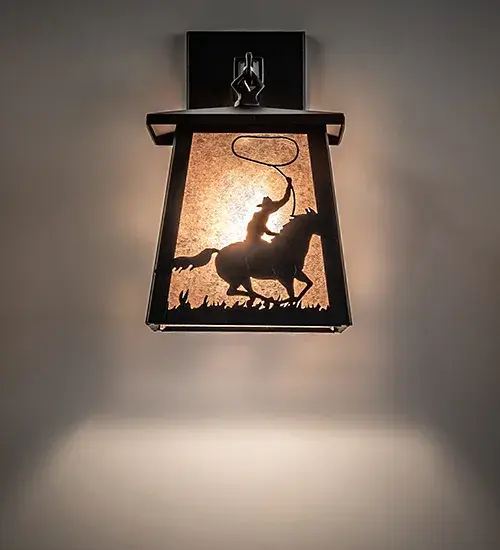The Cowboy & Steer by Meyda Lighting - Image 1