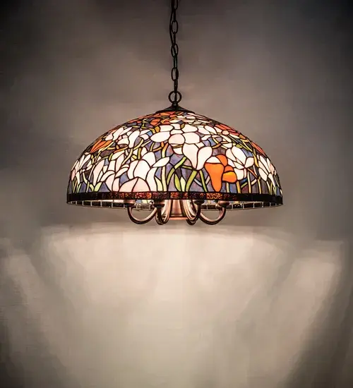 The Tiffany Magnolia by Meyda Lighting - Image 1