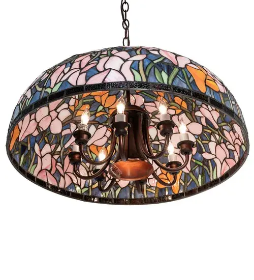 The Tiffany Magnolia by Meyda Lighting - Image 6