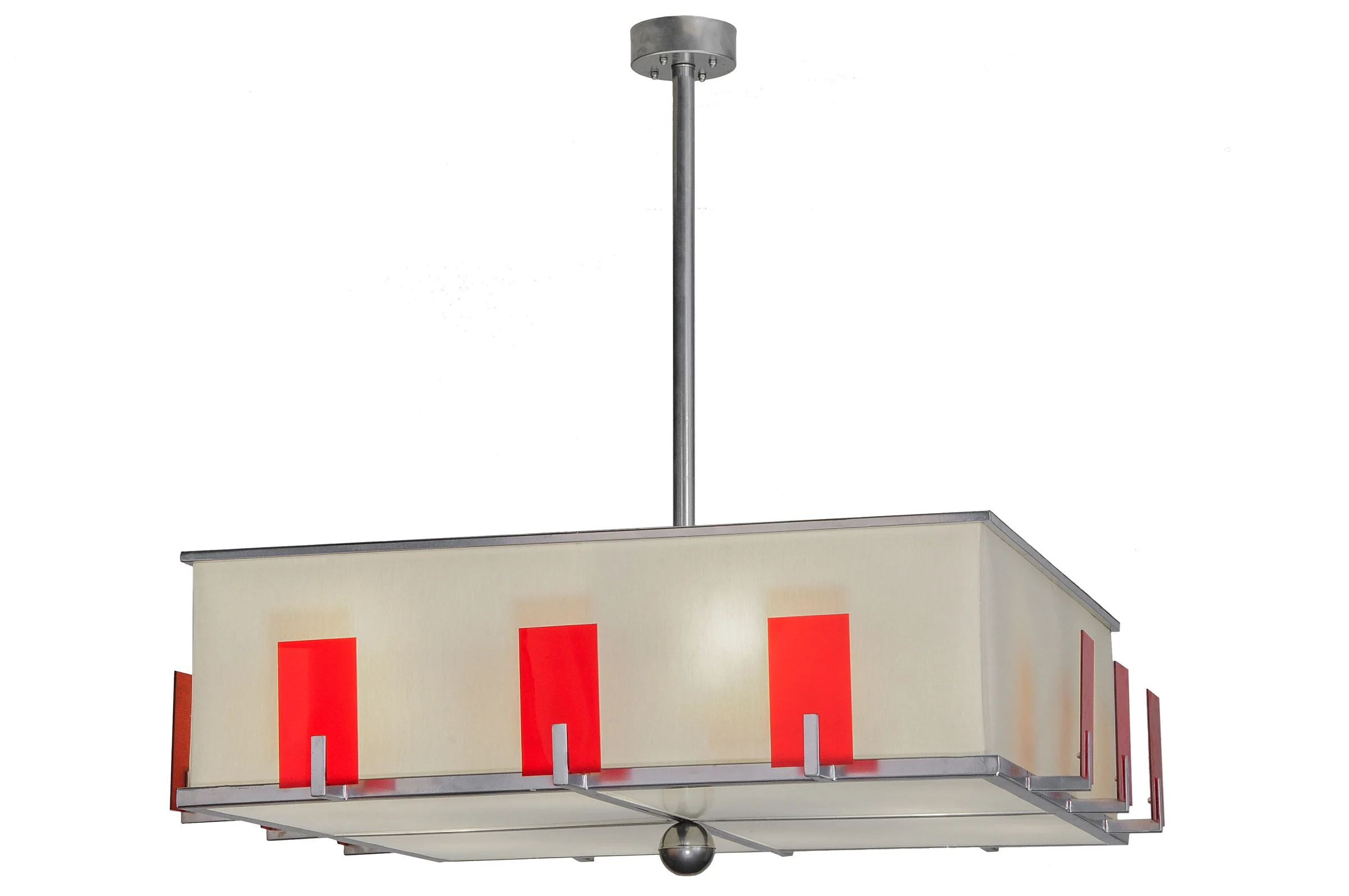 Quadrato 12 Light Pendant in Extreme Chrome