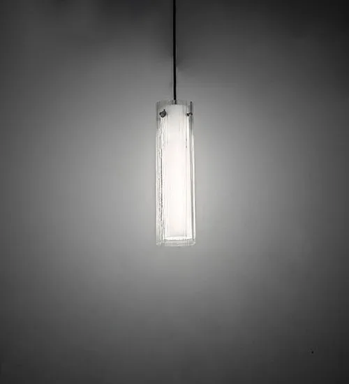 5" Wide Metro Mist Cilindro Mini Pendant