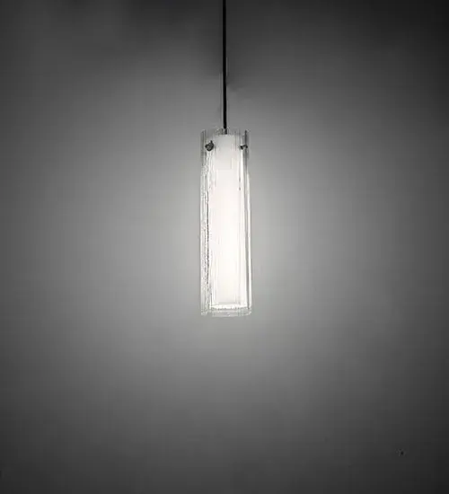 5" Wide Metro Mist Cilindro Mini Pendant - Image 1