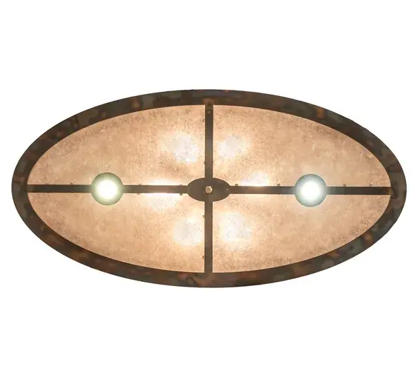 48" Long Winter Pine Oblong Inverted Pendant - Image 7