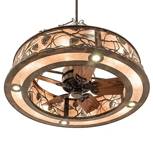 The Meyda Tiffany - Whispering Pines by Meyda Lighting - Image 6