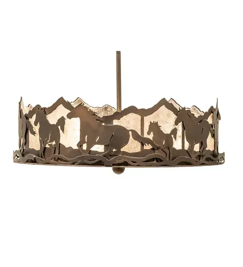 The Running Horses by Meyda Lighting - Image 5