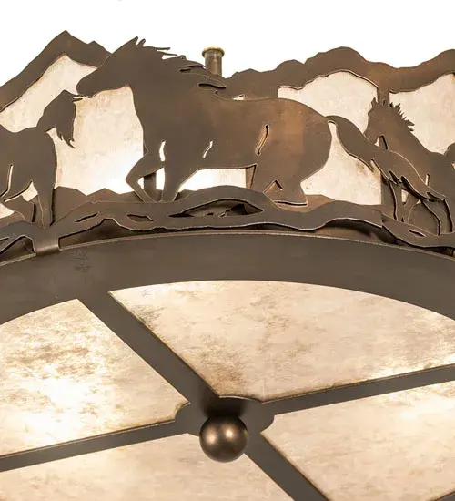 The Running Horses by Meyda Lighting - Image 8