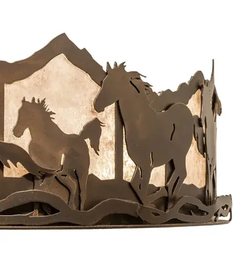 The Running Horses by Meyda Lighting - Image 9