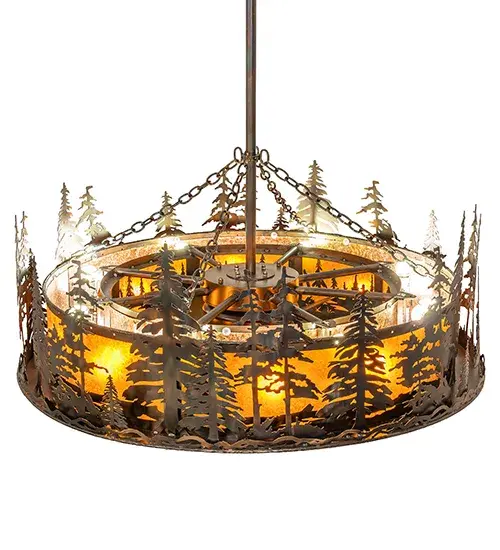 The Meyda Tiffany - Tall Pines by Meyda Lighting - Image 4