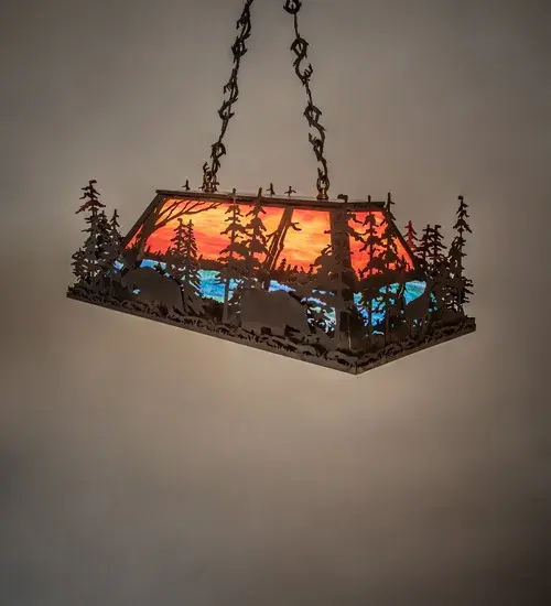 The Moose Through the Trees by Meyda Lighting - Image 1