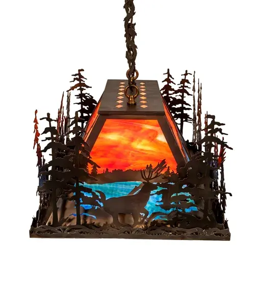 The Moose Through the Trees by Meyda Lighting - Image 7