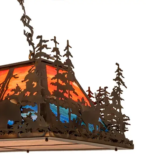 The Moose Through the Trees by Meyda Lighting - Image 8