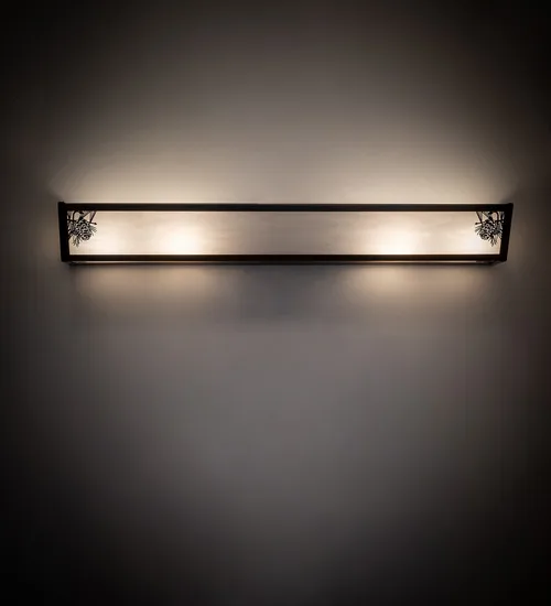 36" Wide Pinecone Vanity Light
