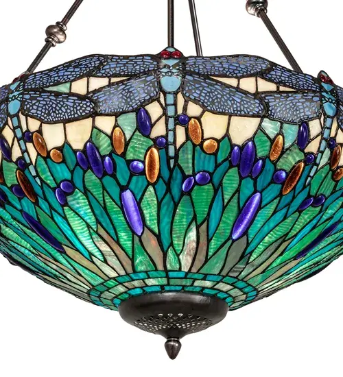 The Tiffany Hanginghead Dragonfly by Meyda Lighting - Image 8