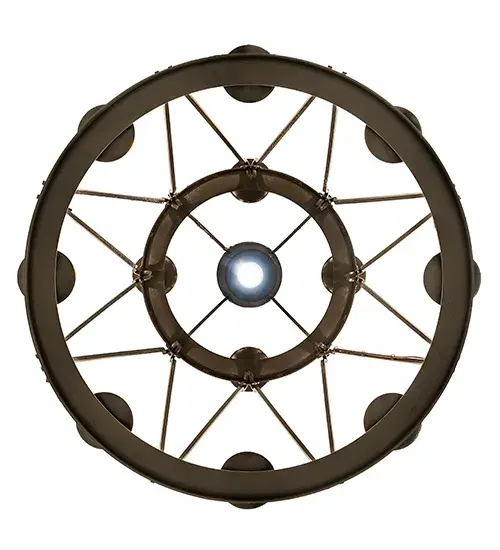 36" Wide Lakeshore 12 Light Two Tier Chandelier - Image 6