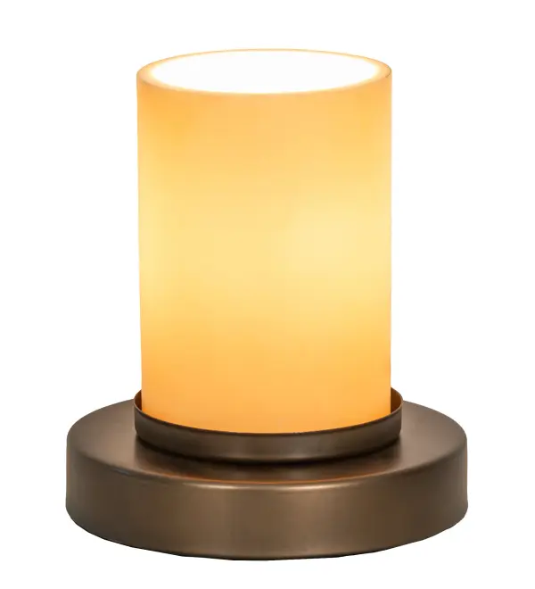 This mini lamp is designed with a round profile and defines a distinct minimalist aesthetic. The Provostone Idalight diffuser is featured on an Antique Copper base. The Cilindro Duomo Mini Lamp is included in our American-made; American-designed; handmade Minimalist Lighting Collection and manufactured in Yorkville; New York. UL and cUL listed for dry locations.
