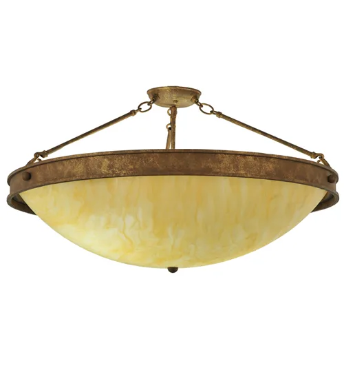 30" Wide Dionne Inverted Semi-Flushmount