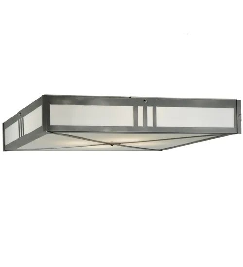 36" Square Whitewing Flushmount