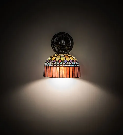 8" Wide Tiffany Candice Wall Sconce