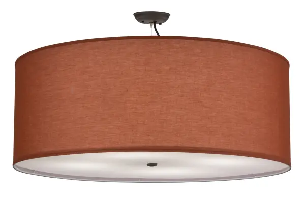 This stylish pendant is designed with a Sparkle Silver and Red Dust linen styled Textrene shade; which is complemented with a Satin finished Statuario Idalight bottom diffuser. The pendant is ideal for illuminating fun interiors in a home; resort or theme park and will complement any space or decor. The fixture is handcrafted by Meyda artisans in our manufacturing facility in the USA. Custom colors; styles and sizes are available. Energy efficient lamping options are offered. The pendant is UL and cUL listed for damp and dry locations.