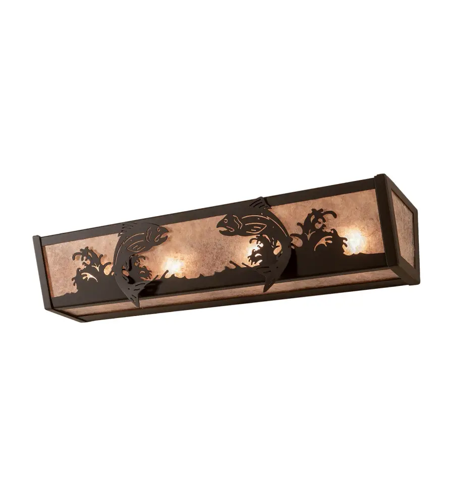 The Meyda Tiffany - Leaping Trout by Meyda Lighting