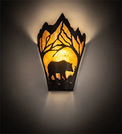 The Bear at Dawn by Meyda Lighting - Image 1