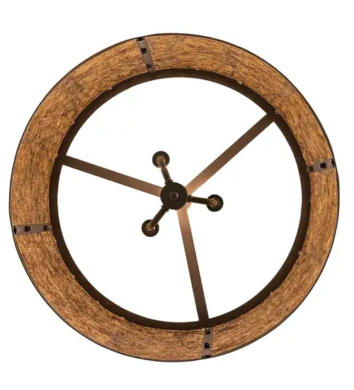 20" Wide Winter Maple Pendant - Image 7