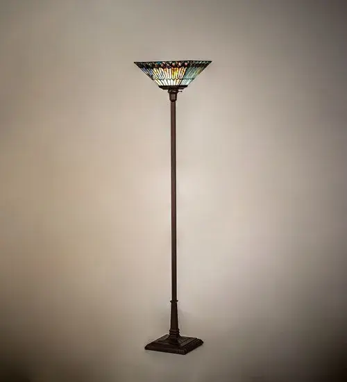 The Tiffany Jeweled Peacock by Meyda Lighting - Image 1