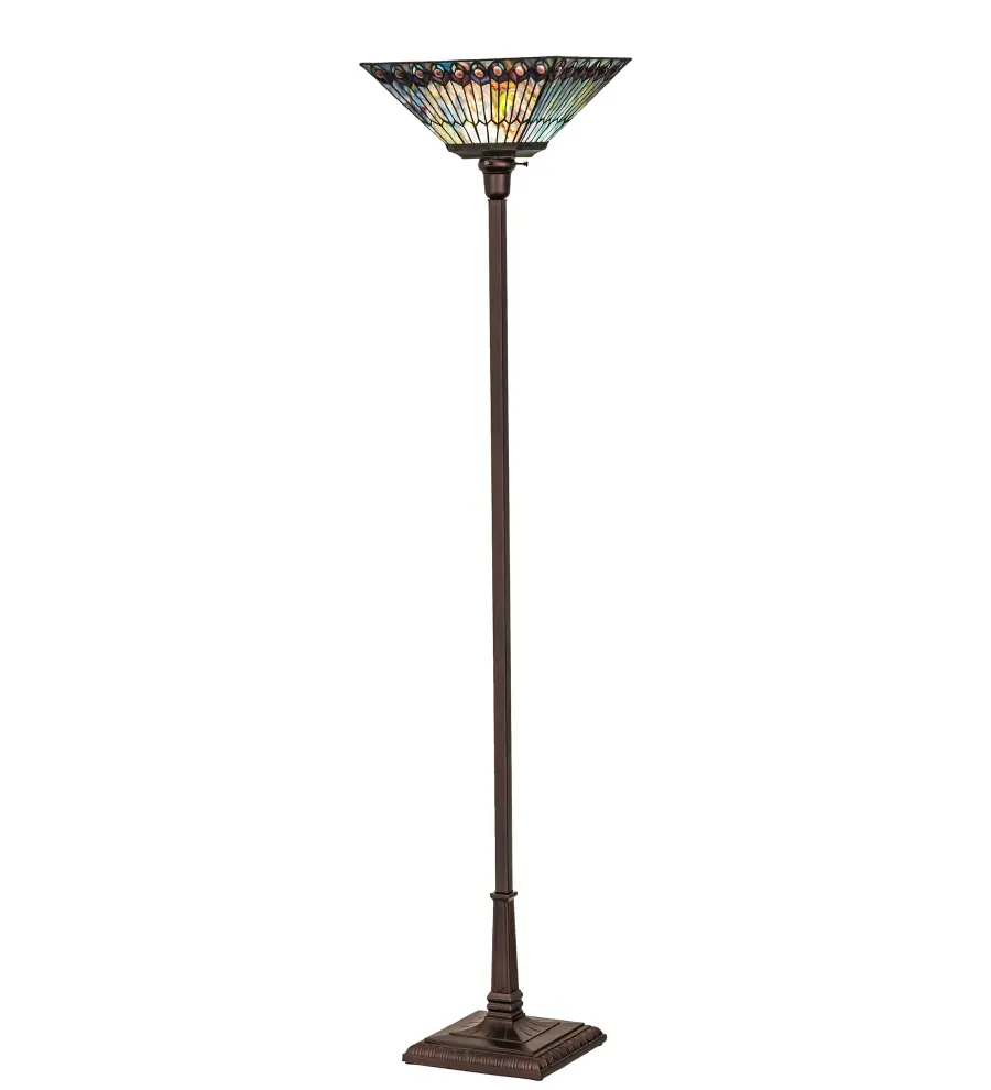 The Tiffany Jeweled Peacock by Meyda Lighting - Image 1