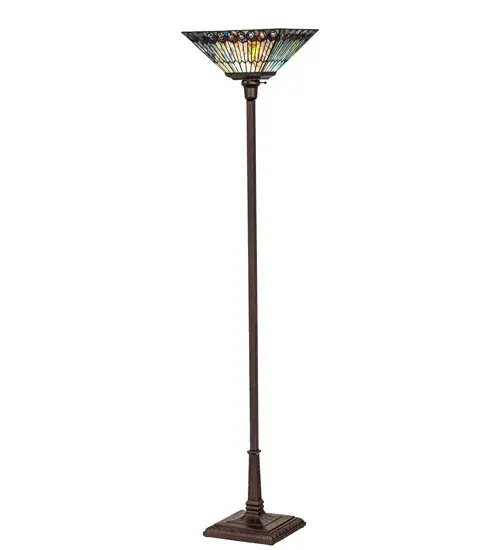 The Tiffany Jeweled Peacock by Meyda Lighting - Image 2