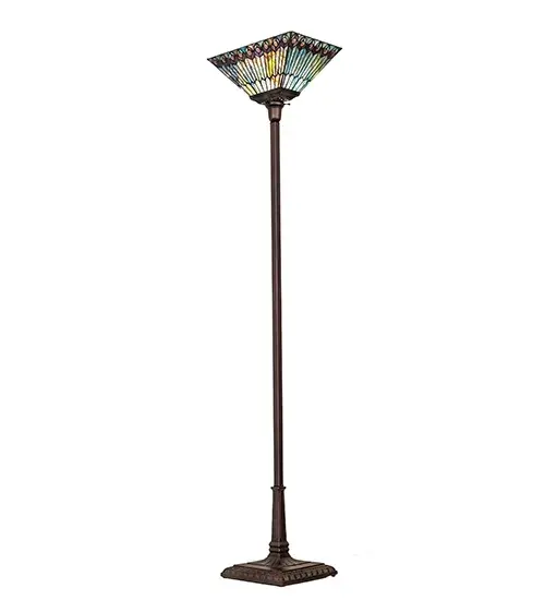 The Tiffany Jeweled Peacock by Meyda Lighting - Image 6