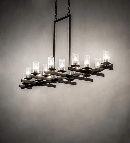 72" Long Dante 16 Light Chandelier