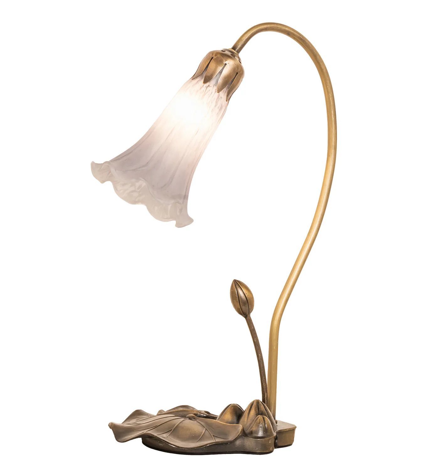 Gray One Light Mini Lamp in Mahogany Bronze