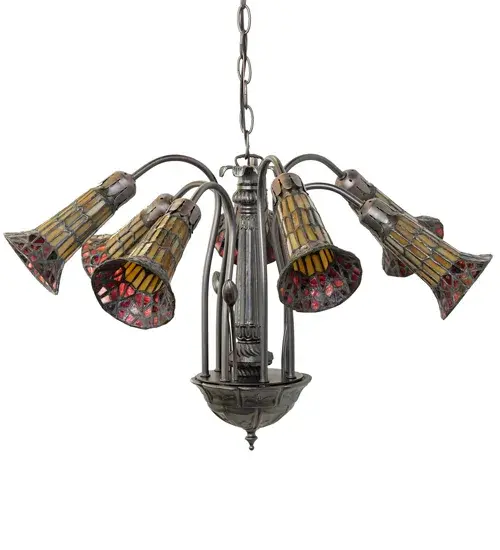 The Meyda Tiffany - Stained Glass Pond Lily by Meyda Lighting - Image 3
