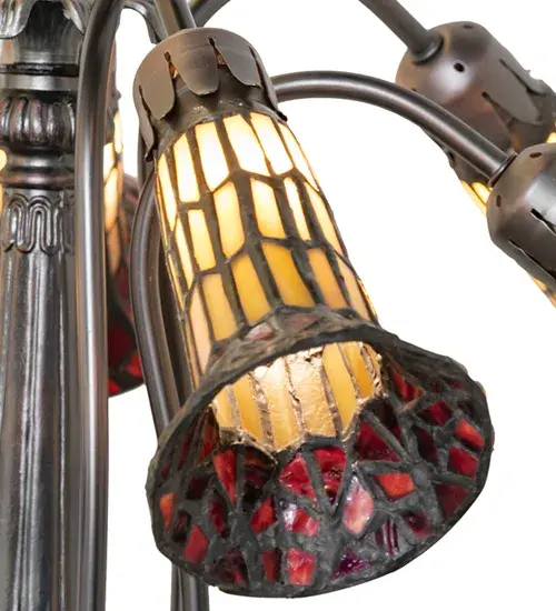 The Meyda Tiffany - Stained Glass Pond Lily by Meyda Lighting - Image 4