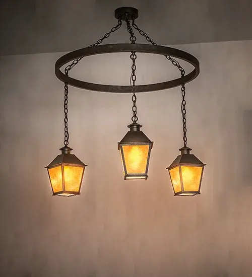 48" Wide Stafford 3 Light Chandelier - Image 1