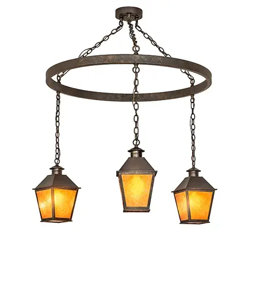 48" Wide Stafford 3 Light Chandelier - Image 2