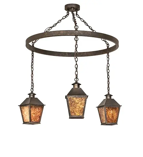 48" Wide Stafford 3 Light Chandelier - Image 3