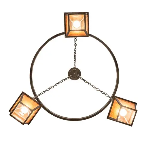 48" Wide Stafford 3 Light Chandelier - Image 7
