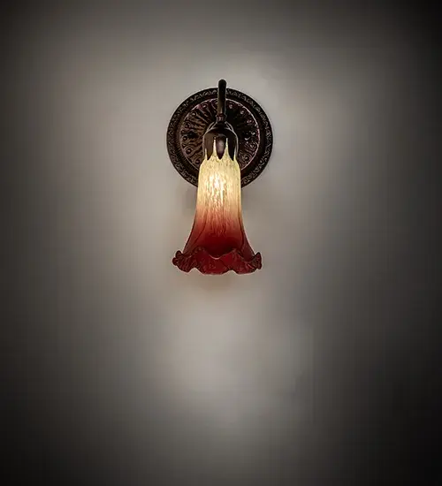 The Seafoam/Cranberry Pond Lily by Meyda Lighting - Image 1