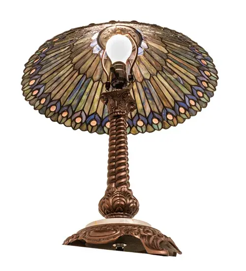 The Tiffany Jeweled Peacock by Meyda Lighting - Image 6