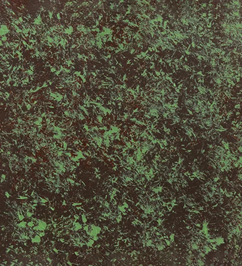 Metal Finish Green Cedar Leaf ** Swatch