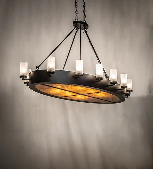 68" Long Craftsman Avalon Oblong Chandelier
