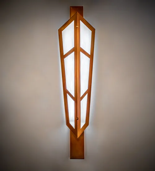 20" Wide Deep Polaris Wall Sconce