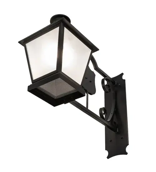 11" Wide Stafford Lantern Wall Sconce - Image 6