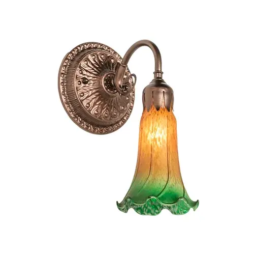 The Amber/Green Pond Lily by Meyda Lighting - Image 2