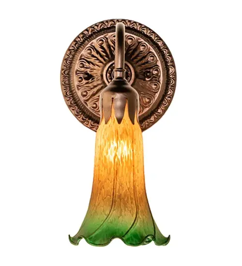 The Amber/Green Pond Lily by Meyda Lighting - Image 5