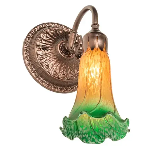 The Amber/Green Pond Lily by Meyda Lighting - Image 7