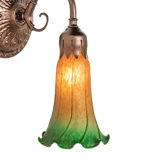 The Amber/Green Pond Lily by Meyda Lighting - Image 9