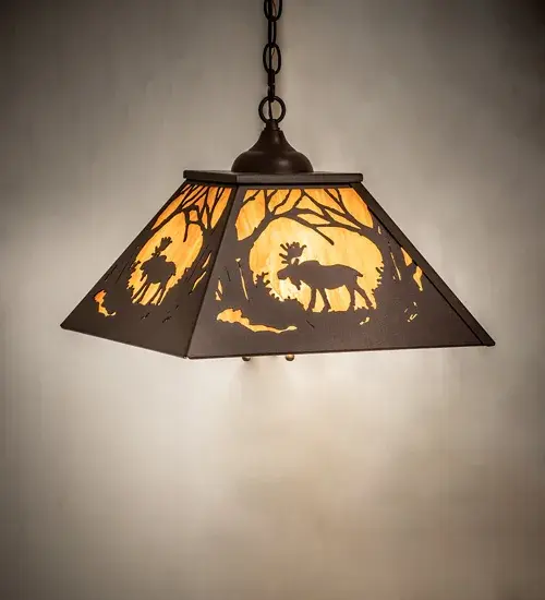 The Moose at Dawn by Meyda Lighting - Image 1